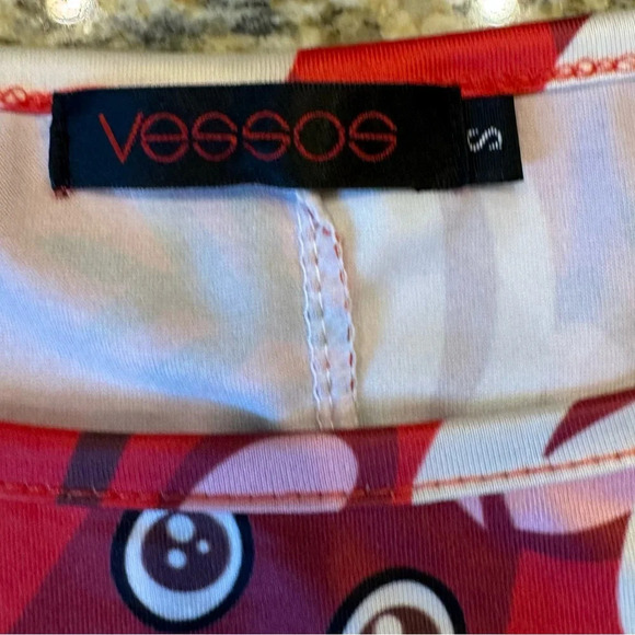 Vessos Rudolph Christmas Holiday Dress Size Small  Soft Lightweight - Picture 5 of 10